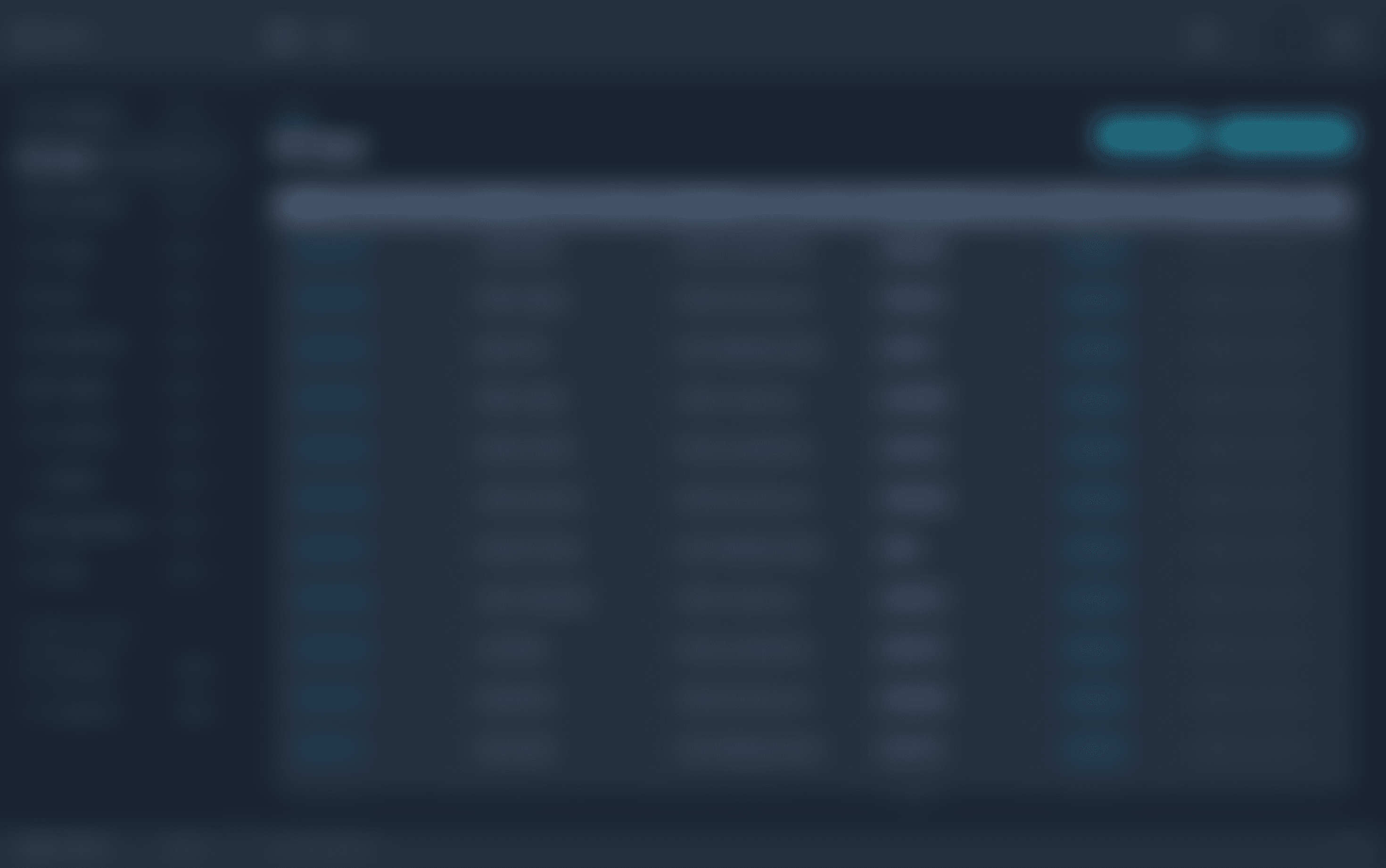 Blurred preview of Cases grid and intake in dark mode