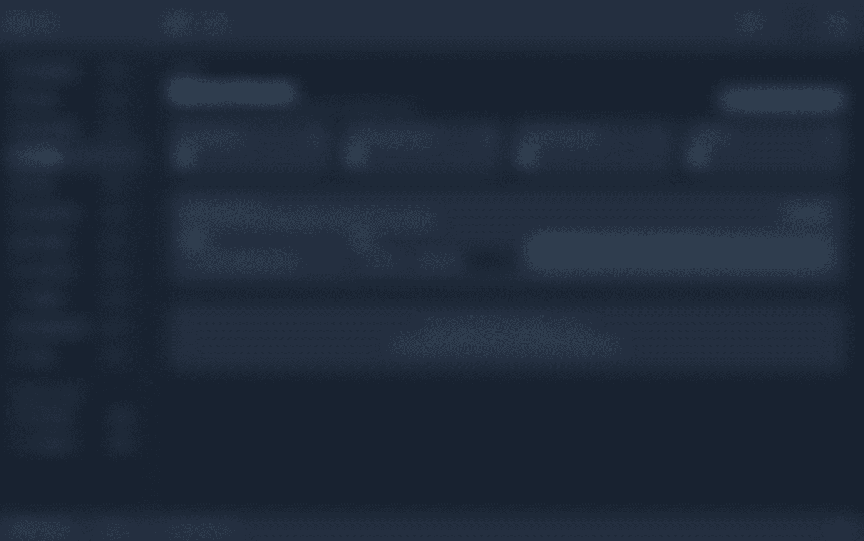 Blurred preview of E-sign requests in dark mode
