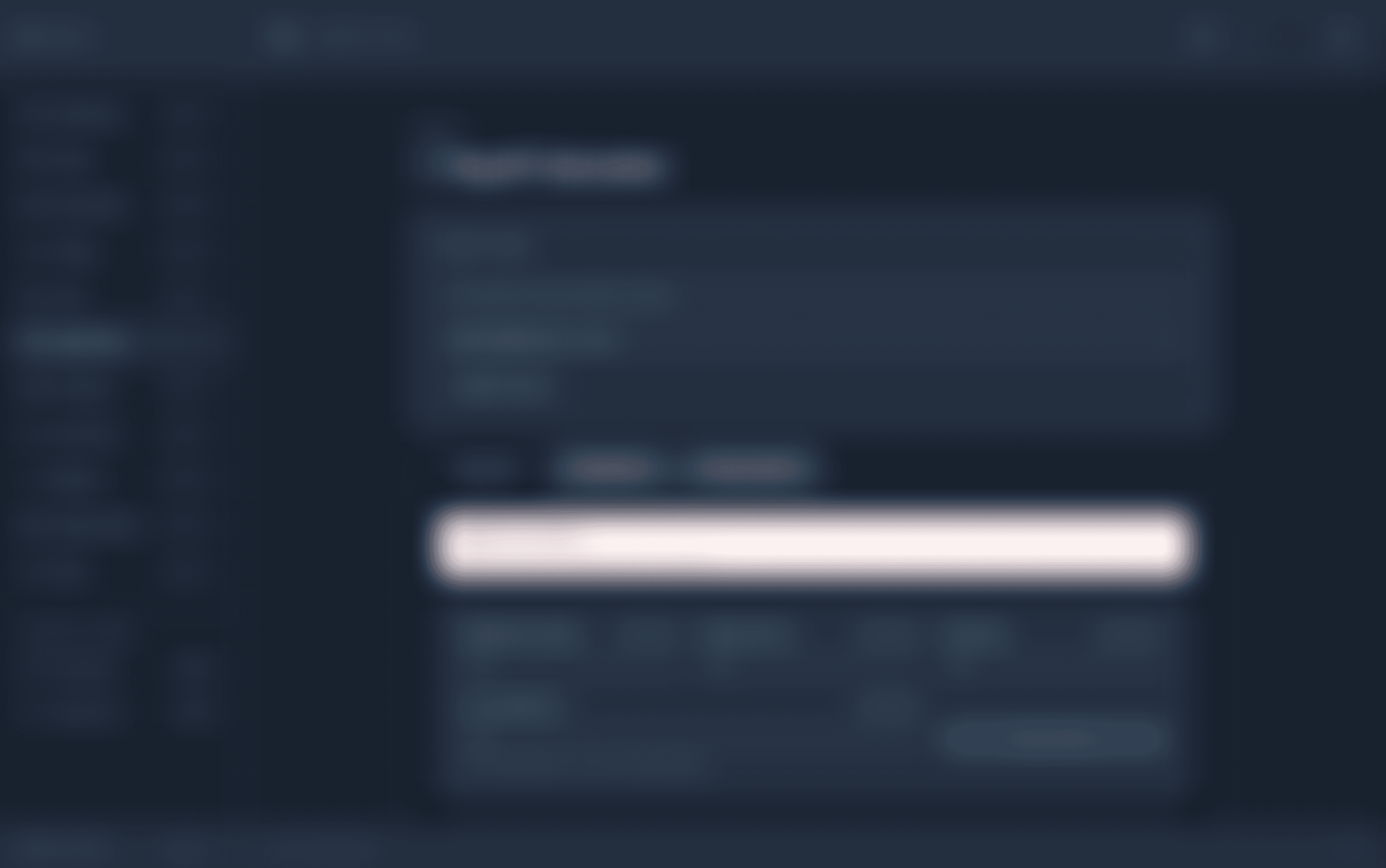 Blurred preview of Payoff calculator in dark mode