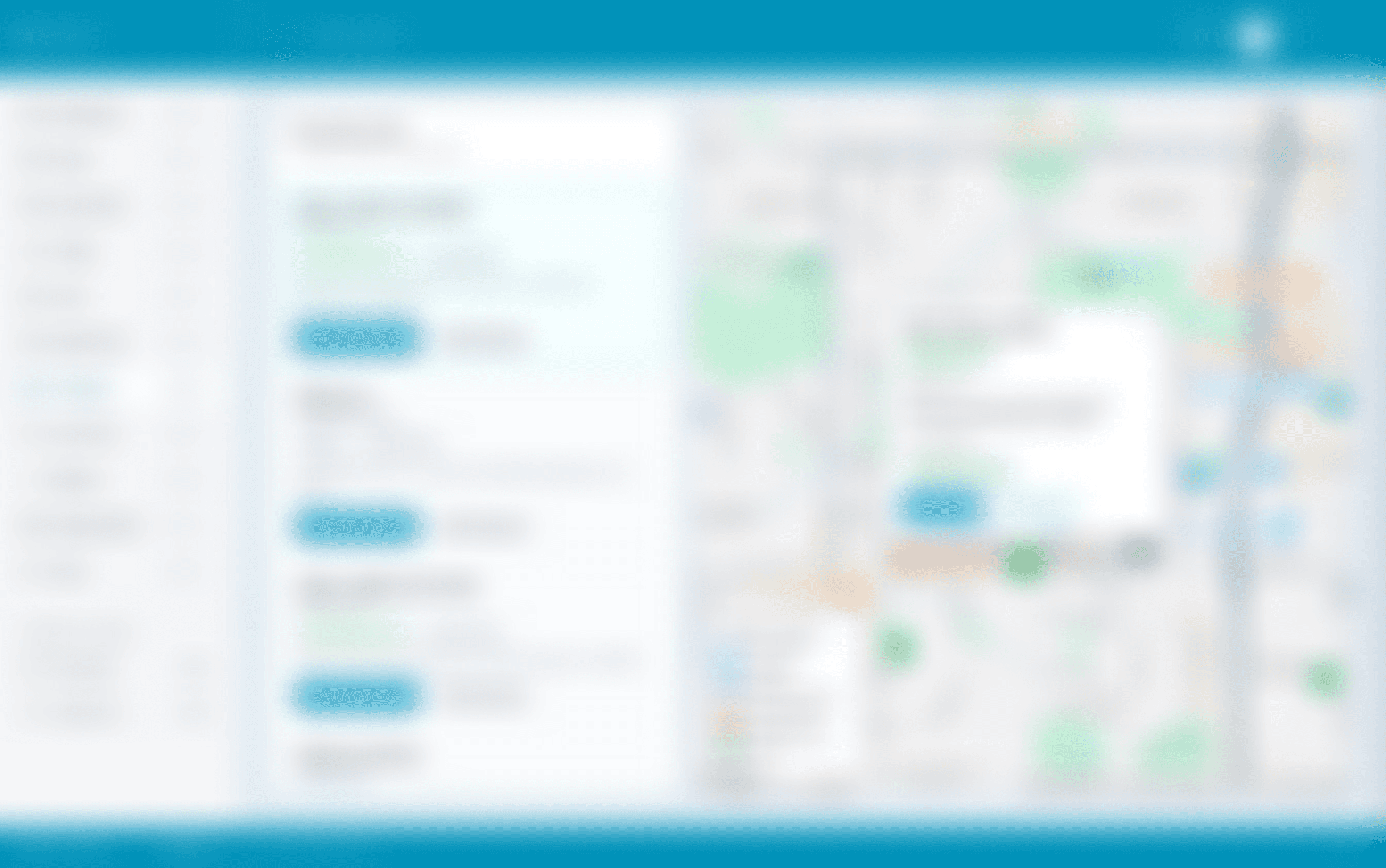 Blurred preview of Provider map and directory in light mode